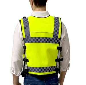 เสื้อกั๊กนิรภัยสำหรับผู้ชายเสื้อทำงานสะท้อนแสงชุดทำงานน้ำหนักเบาระบายอากาศทนทาน - Product Image 3
