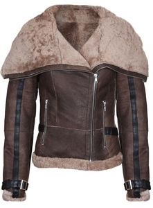 Moda último diseño mujeres moda 2025 alta calidad mujeres mejor diseño chaquetas de cuero - Product Image 2