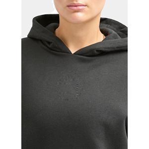 ชุดเซ็ตเสื้อฮู้ดดี้และกางเกงขาสั้นแฟชั่นดีไซเนอร์สำหรับผู้หญิง ผ้าฟลีซทรงโอเวอร์ไซส์ สไตล์ลำลอง รับผลิตแบบ OEM แบรนด์ส่วนตัว เสื้อฮู้ดดี้และกางเกงขาสั้นสำหรับผู้หญิง - Product Image 4