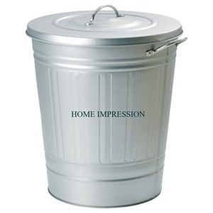 Poubelle galvanisée de grande taille pour l'intérieur de l'hôtel Poubelle pour la maison Ustensiles de cuisine de qualité Poubelle de nettoyage à vendre - Product Image 6