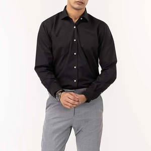 Camisas de Vestir de Manga Larga para Hombre, Tallas Grandes, al por Mayor, con Logotipo Personalizado, Cuello Mao, Transpirables, de Secado Rápido, 100% Algodón para Primavera - Product Image 6