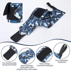 Logotipo personalizado de impresión al por mayor de gimnasio envolturas de mano para levantamiento de pesas Powerlifting boxeo envolturas de mano - Product Image 4