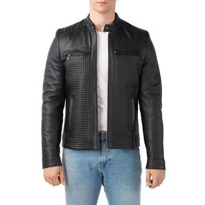 Chaquetas clásicas informales de cuero genuino marrón Vintage para hombre Chaquetas de hombre de moda de estilo motorista de alta calidad para exteriores con aspecto real - Product Image 6