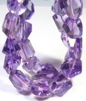 Amethyste violette, pierre précieuse naturelle, pépite roulée irrégulière, 11-22 mm, brin de 17 pouces, taille facetée irrégulière, qualité supérieure, 400 carats