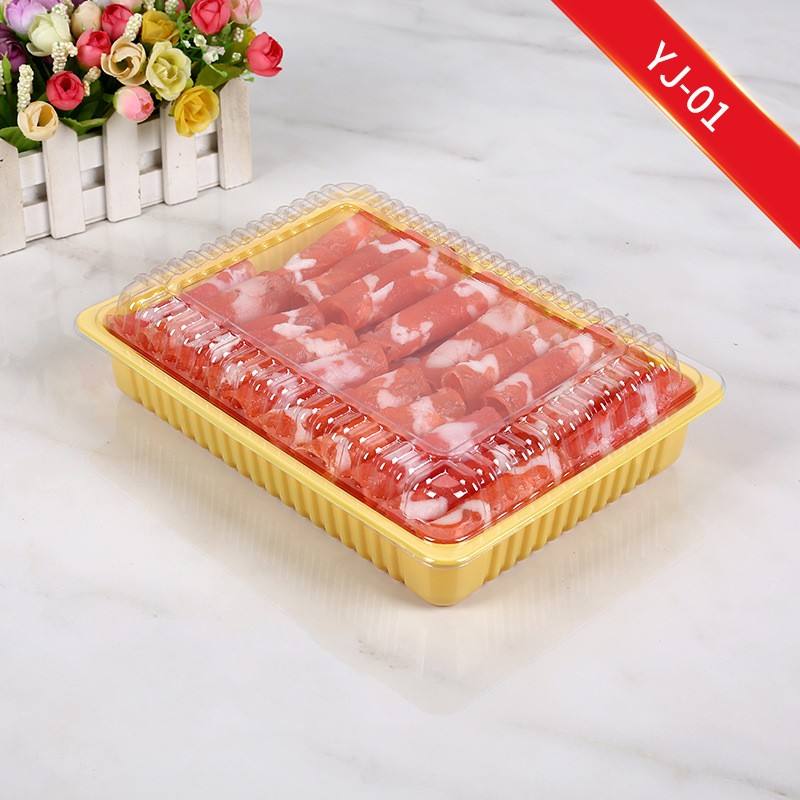 Clear Disposable Clamshell Rectangle Bakery Box for Meat Blister ...