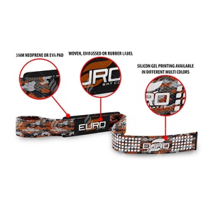 Sangles en coton antidérapantes camouflage avec impression en gel de silicone pour une meilleure adhérence, stabilisation du poignet, musculation, haltérophilie, réglables - Product Image 2