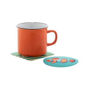 CreaFelt RPET Eco-Friendly <b>Drink</b> <b>Coaster</b> <b>for</b> Promotional Gadgets - Product Image 3