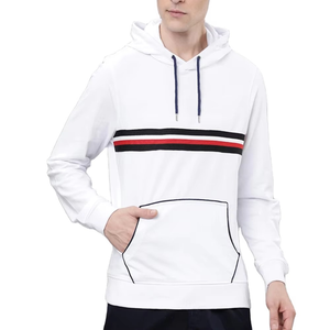 100% coton personnalisé votre propre logo pull à capuche avec poche kangourou respirant pull à capuche basiques coton mélangé - Product Image 1