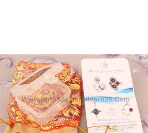 925จี้เงินแท้และเสน่ห์ประกอบด้วยอัญมณีโอนิกซ์ทรงกลมพร้อมห่วงเครื่องประดับเงินดีไซน์ - Product Image 6