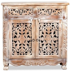 Buffet moderne en bois de manguier pour le salon, la cuisine, la salle à manger, la chambre à coucher et la salle de bain. - Product Image 1