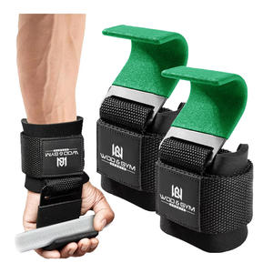 Correas de Muñeca de Neopreno con Logotipo Personalizado al por Mayor para Levantamiento de Pesas, con Gancho para Dominadas, Resistentes - Product Image 2