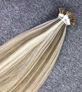 Venta caliente de calidad superior vietnamita cabello Remy I-Tip extensiones recto 60/4 mezcla de colores gran stock precio de fábrica de Vietnam - Product Image 6