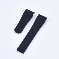 LAIHE 20 21mm TPU Silicone Rubber Band Strap Cut Size Curved End Correa De Reloj Diving Waterproof Sport for Smartwatches