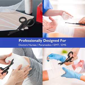 Tijeras tácticas Trauma EMT, tijeras médicas de acero inoxidable Premium, tijeras de vendaje Lister, fuente de alimentación Manual Mol para primeros - Product Image 3