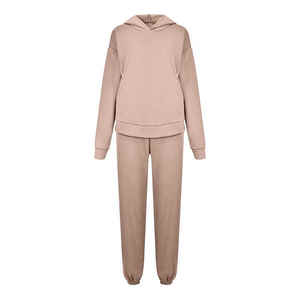 Survêtements pour femmes en gros 2025, survêtements personnalisés respirants, costumes pour femmes en deux pièces, 100 % coton, prix raisonnable - Product Image 6