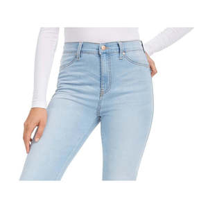Jeans Skinny a Vita Alta Rosa da Donna Celebrity in Denim Traspirante Taglia 3, Elemento di Moda Semplice per Donne Curvy - Product Image 2