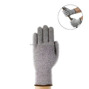 Gants de travail de dextérité confortables de haute qualité du Vietnam Gant de sécurité gris anti-coupure résistant à l'abrasion - Product Image 1