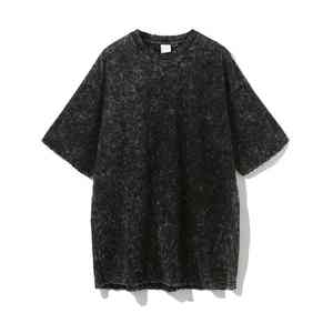 T-shirts en jersey délavé de qualité supérieure, style nouveau, grandes tailles, personnalisables, fabrication OEM au Pakistan - Product Image 1