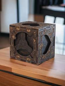 Cajas decorativas con incrustaciones de hueso de Mónaco rústicas hechas a mano, regalos y artesanías, cajas de madera, carteles de pared hechos en la India - Product Image 2