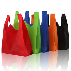 Heat Sealed Non Woven <b>Fabric</b> <b>Bags</b> Cloth Carry Shopping <b>Bag</b> Ultrasonic Non Woven <b>Bags</b> - Product Image 1