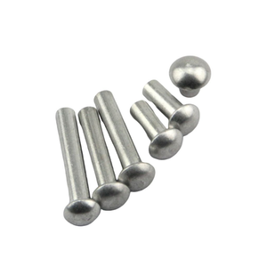 Rivet à tête ronde en acier inoxydable haute résistance DIN 660, rivet à tête champignon métrique pour métaux lourds - Product Image 1