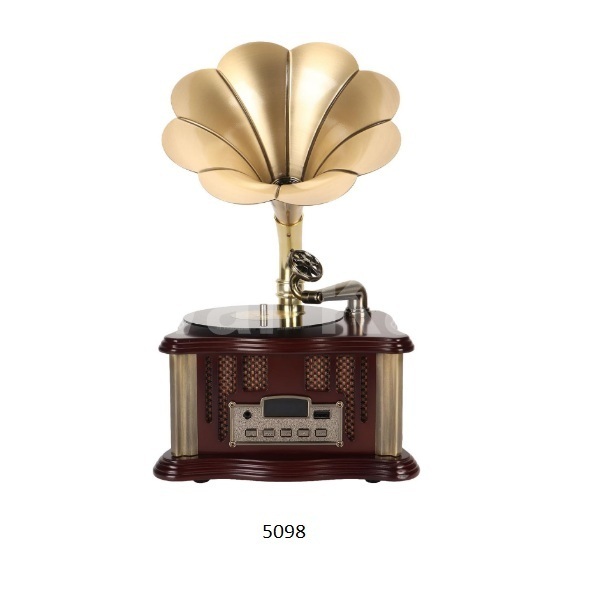 Antique Vintage Gramophone Showpiece for Home and Living Room Decor