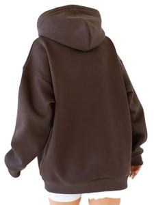 Produits en gros 345 Gsm Sweat à capuche en molleton de coton imprimé personnalisé unisexe pour femmes de haute qualité, poids lourd, faible MOQ - Product Image 2