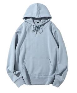 OEM ODM venta al por mayor sudaderas con capucha de hombre logotipo personalizado ropa de calle Lisa sudaderas de hombro caído de algodón de peso pesado - Product Image 3