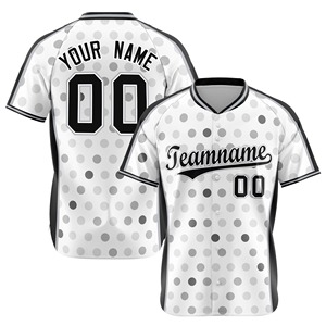 2024 chemise de maillot de baseball personnalisable pour hommes/femmes/enfants nom personnel et numéro rayure nouvelle conception d'équipe personnalisable - Product Image 1