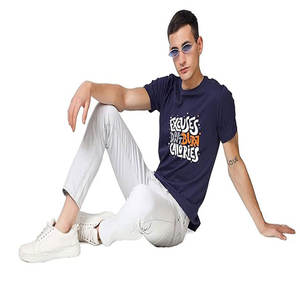Meilleures ventes T-shirt unisexe 100% coton à col rond 180Gsm-230Gsm motif imprimé à manches courtes t-shirts vierges en gros pour hommes - Product Image 3
