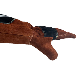 Gants de soudage en cuir Gants de soudage doublés résistants à la chaleur Service OEM Meilleures ventes Gants de soudage en cuir - Product Image 2