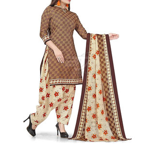Costume pakistanais Shalwar Kameez 3 pièces pour femmes, robe en tissu brodé, vente en gros, vêtements prêts à porter - Product Image 1