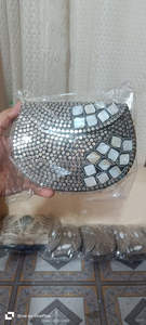 Bolso de mano de latón hecho a mano de diseñador antiguo, bolso de mano tallado a mano Vintage para la noche de Falak Wprld Export - Product Image 6