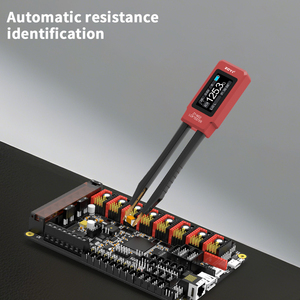 ZOYI ZT-MD2 cımbız LCR metre kondansatör direnç indüktör diyot Buzzer <span class=keywords><strong>Tester</strong></span> CNC Metal konut taşınabilir araç-kırmızı - Product Image 4