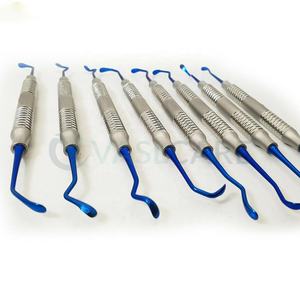 Sinus Lift Instruments Set of 8 <b>Kit</b> Implant Dental Titanium <b>Polished</b> Coated Dental Endodontic Surgery Instruments - Product Image 5