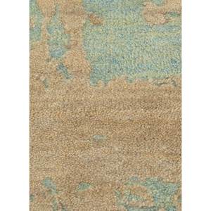 Tapis en laine noué à la main Kavi Green, collection Chaos Theory CX-2701, abstrait, pour la décoration de la maison, salon, 9x12, rectangle, puzzle - Product Image 3