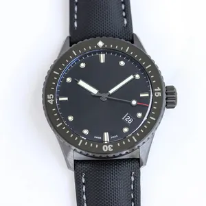 Relógio personalizado Fifty 5100 43.6mm Designer de relógio de luxo Boper Fathoms Bathyscaphe Relógio mecânico automático de busca para homens