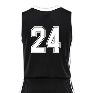 Ensemble de maillots de basket-ball personnalisés pour hommes, de haute qualité, à séchage rapide, respirant, antibactérien, imprimé à l'écran, manches courtes, taille plus - Product Image 6