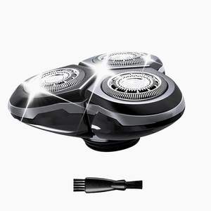 Cabezal de Repuesto Triple para Afeitadora Eléctrica, Compatible con Afeitadoras Eléctricas USB, Uso en Seco/Húmedo para Cara y Cuerpo, Lavable - Product Image 2
