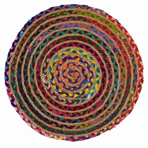 Tapis antidérapant lavable en jute naturel tressé abstrait fait à la main dernière qualité de qualité indienne prix raisonnable utilisation extérieure Avior - Product Image 2