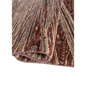 Manchaha Luxury Ivory Hand Knotted Wool Bamboo Silk Rug Geometric Pattern Modern Plush Handmade-For Teens Home <b>Washable</b>-LES-2777 - Product Image 2