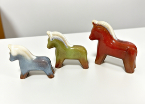 Caballo Cheval <span class=keywords><strong>Dala</strong></span> de cerámica moderno pequeño hecho a mano de lujo nórdico en 3 colores decoración Interior caballo - Product Image 4