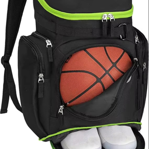 Basketball Team Backpack Casual Soft Foldable Breathable <b>Back</b> Panel Eco-friendly Multi-function Large Capacity Sports School - Product Image 1