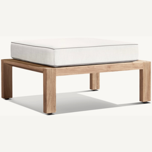 Meuble ottoman en bois de teck écologique pour le salon d'une maison ou d'une villa avec un style moderne distinctif - Product Image 2