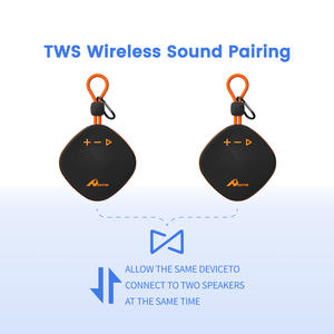 Digitalome SPA-135 5W <b>Portable</b> for <b>Bluetooth</b> TWS <b>Speaker</b> with RGB LED Lighting for Outdoor Home Use Black Color - Product Image 5