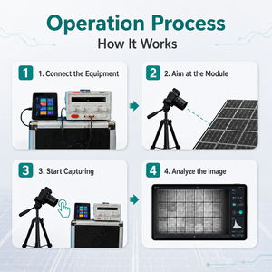 Probador <span class=keywords><strong>EL</strong></span> Portátil REOO para Inspección de Defectos en Paneles Solares Fotovoltaicos, Sistema de Imagen CMOS de 24MP - Product Image 2