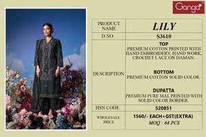 Colección de trajes de fiesta Salwar Kameez bordados a mano de algodón de primera calidad a precio mayorista - Product Image 6