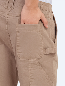 กางเกงคาร์โก้ผ้าแคนวาสแบบใหม่ ระบายอากาศ กันน้ำ กันลม ทรงหลวม ทรงตรง ไซส์ใหญ่ สีพื้น สำหรับผู้ชายและผู้หญิง เหมาะสำหรับใส่ทำงานกลางแจ้ง - Product Image 5