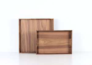 SMARK EXPORTS Plateau de service élégant en bois avec poignées, idéal pour la maison, les restaurants et les hôtels, cadeau pour la décoration du salon, logo personnalisé - Product Image 4