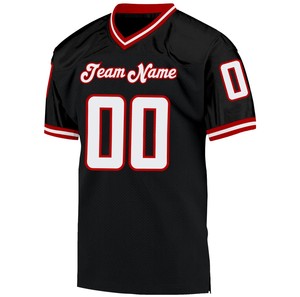 Maillot de football rétro personnalisable pour hommes - Manches courtes 100% polyester Impression par transfert thermique Grande taille Personnaliser le nom de l'équipe - Product Image 1